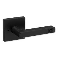 Kwikset Halifax LED Motion Activated Privacy Lever, Black Matte